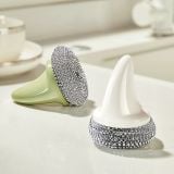  [GIAO HÀNG 7-25 NGÀY] 20 Bàn chải đa năng rửa bát hoặc massage bằng silicon và nhựa ABS có thể tháo rời, tháo rời rửa tay, rửa bát rửa nồi PK1828 