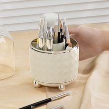  [GIAO HÀNG 7-25 NGÀY] COMBO 5 SET Hộp đựng bút đựng cọ trang điểm có nắp đậy xoay 360 độ nhựa ABS cao cấp, 5 Ngăn 24cm * 12,5cm PK1801 