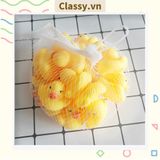  [GIAO HÀNG 7-25 NGÀY]  500 con Vịt vàng đồ chơi bằng nhựa dành cho bé có phát ra tiếng kêu PK1292 