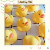  [GIAO HÀNG 7-25 NGÀY]  500 con Vịt vàng đồ chơi bằng nhựa dành cho bé có phát ra tiếng kêu PK1292 