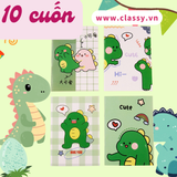  Combo 100 cuốn Sổ tay mini họa tiết dễ thương 85x120mm, ghi chép từ vựng, công thức tiện lợi mang theo bên người PK1139 (ORDER) 