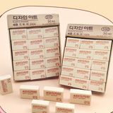  COMBO 5 Gôm tẩy hình chữ nhật giúp tẩy sạch vết bút chì, không gây rách giấy PK1199 