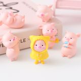  [GIAO HÀNG 7-25 NGÀY] Tượng heo con bằng nhựa trang trí để bàn, xe oto, nhiều kiểu dáng đáng yêu PK1248 