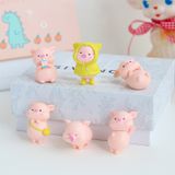  [GIAO HÀNG 7-25 NGÀY] Tượng heo con bằng nhựa trang trí để bàn, xe oto, nhiều kiểu dáng đáng yêu PK1248 