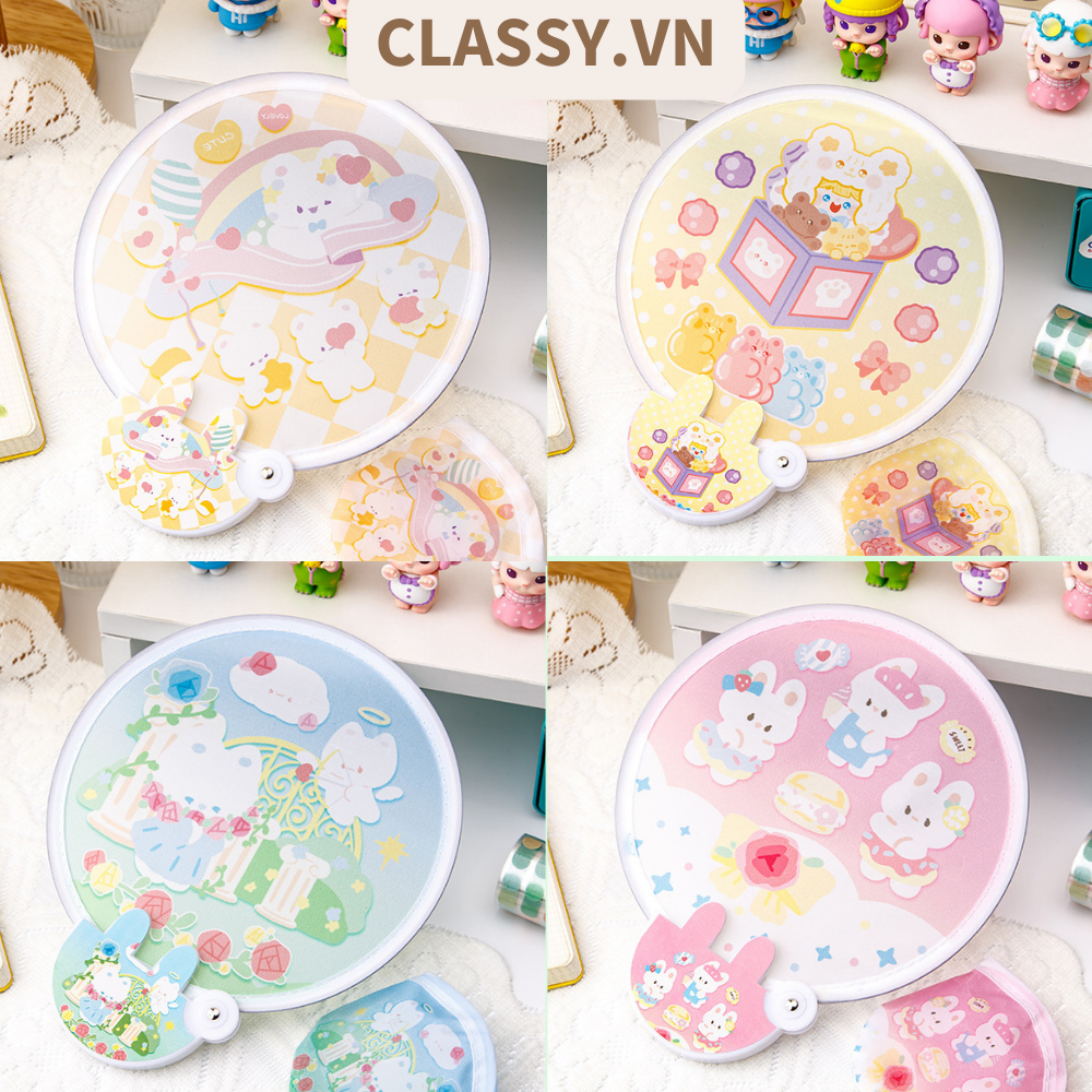  [GIAO HÀNG 7-12260 NGÀY]  COMBO 50 Quạt mini cầm tay gấp gọn, nhỏ gọn dễ mang theo, thích hợp làm quà tặng PK1287 
