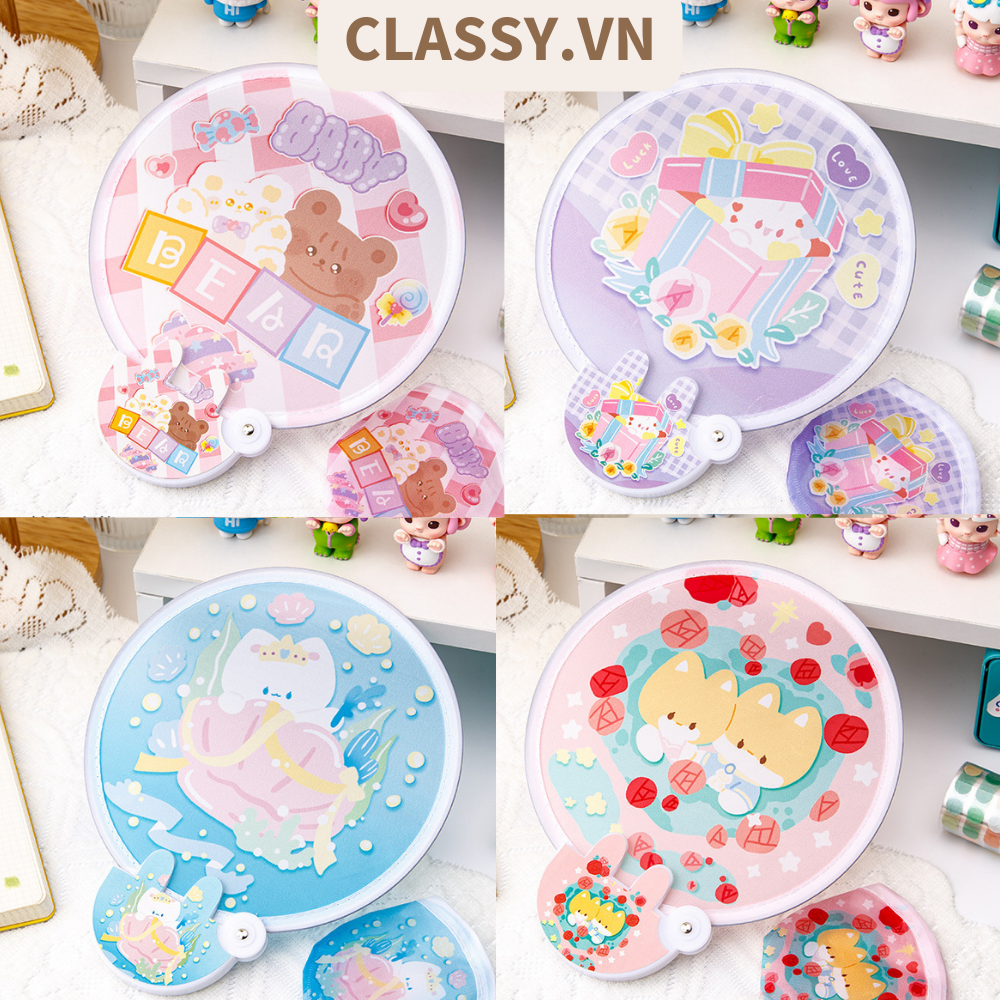  [GIAO HÀNG 7-12260 NGÀY]  COMBO 50 Quạt mini cầm tay gấp gọn, nhỏ gọn dễ mang theo, thích hợp làm quà tặng PK1287 