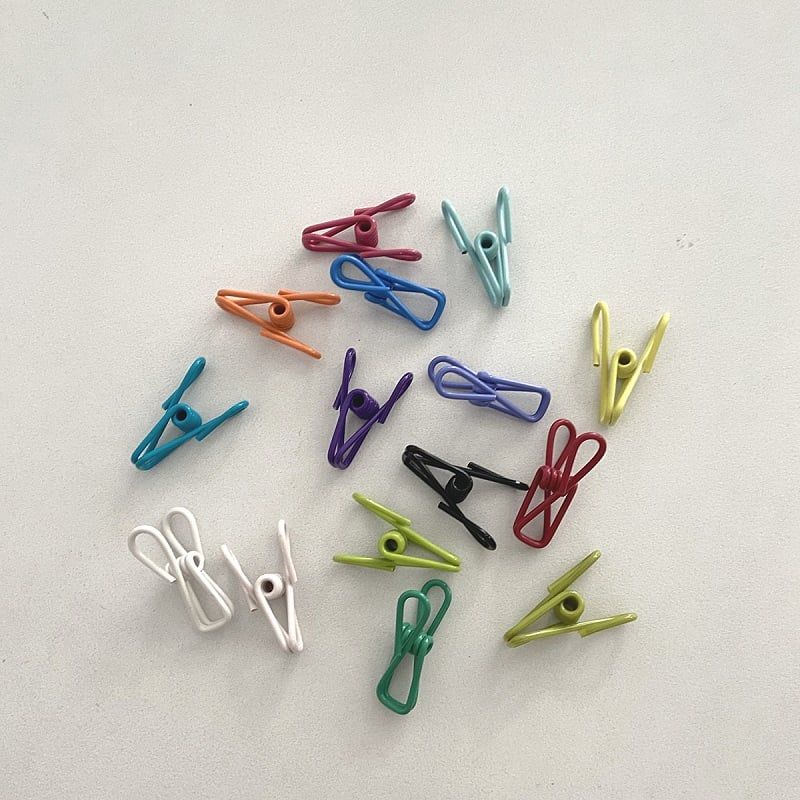 [GIAO HÀNG 7-25 NGÀY]  Kẹp quần áo, kẹp giấy đa năng nhiều màu kích thước 5.5CM PK1297 