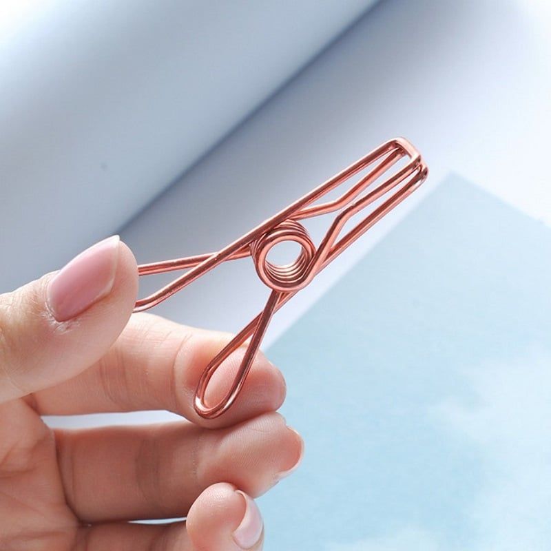  [GIAO HÀNG 7-25 NGÀY]  Kẹp quần áo, kẹp giấy đa năng nhiều màu kích thước 5.5CM PK1297 