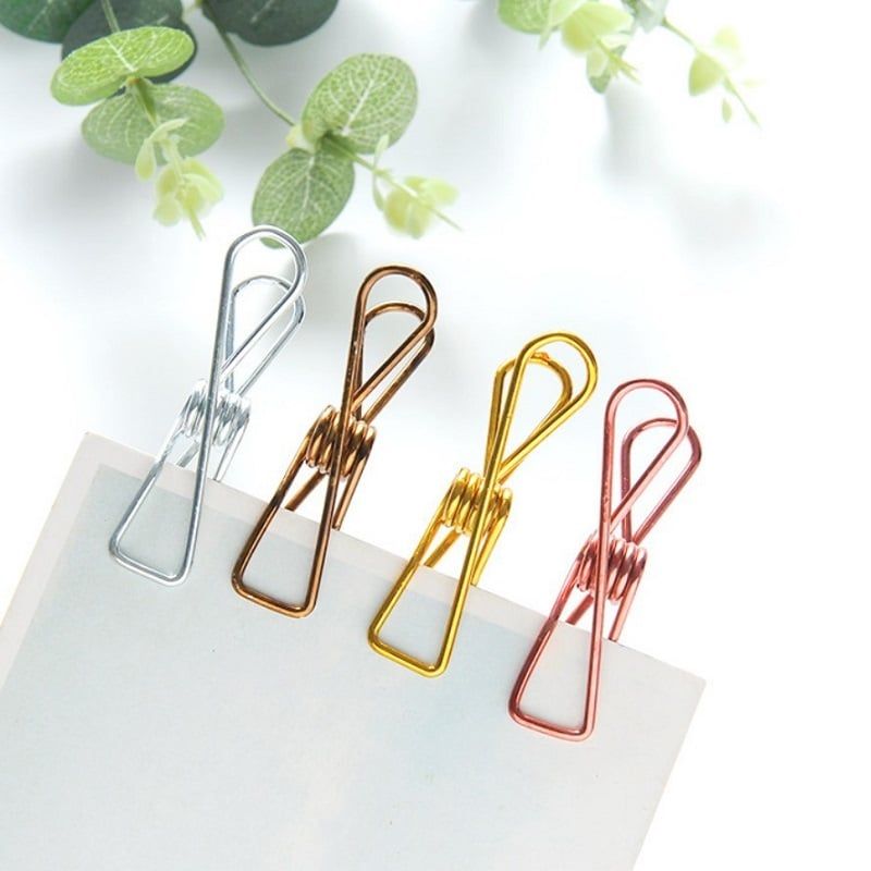  [GIAO HÀNG 7-25 NGÀY]  Kẹp quần áo, kẹp giấy đa năng nhiều màu kích thước 5.5CM PK1297 
