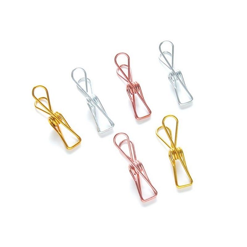  [GIAO HÀNG 7-25 NGÀY]  Kẹp quần áo, kẹp giấy đa năng nhiều màu kích thước 5.5CM PK1297 