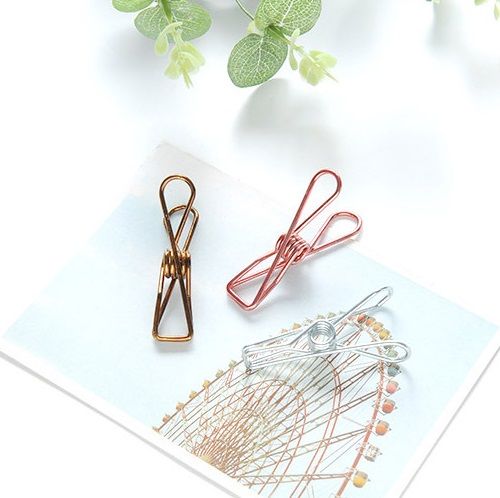  [GIAO HÀNG 7-25 NGÀY]  Kẹp quần áo, kẹp giấy đa năng nhiều màu kích thước 5.5CM PK1297 