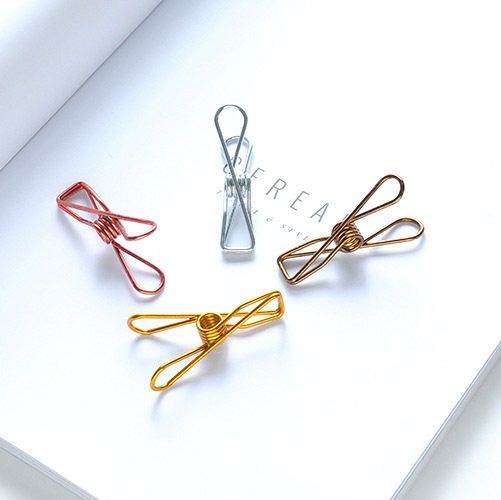  [GIAO HÀNG 7-25 NGÀY]  Kẹp quần áo, kẹp giấy đa năng nhiều màu kích thước 5.5CM PK1297 