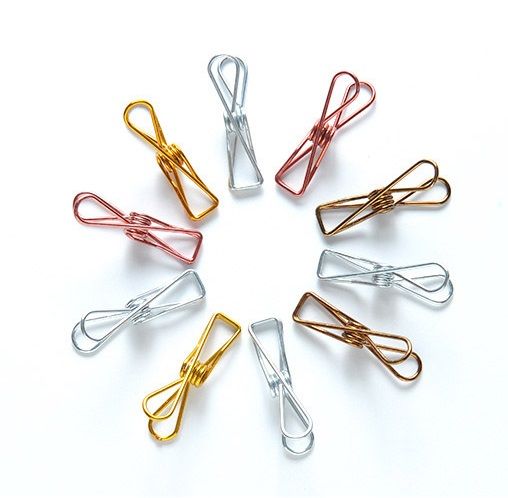  [GIAO HÀNG 7-25 NGÀY]  Kẹp quần áo, kẹp giấy đa năng nhiều màu kích thước 5.5CM PK1297 