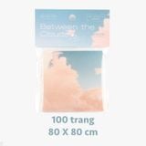  100 tờ Giấy note, giấy ghi chú họa tiết bầu trời lãng mạn PK726, loại không có keo dính, có thể xé rời 