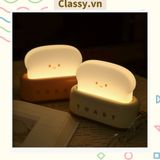  Đèn ngủ hình máy nướng bánh mì, đèn decor phòng nhiều chế độ sáng PK1477 