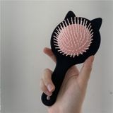  [GIAO HÀNG 7-25 NGÀY] COMBO 20 Lược chải tóc, lược massage phong cách hàn quốc hình mèo đen hồng PK1552 