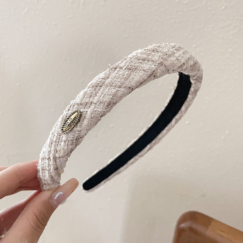  [GIAO HÀNG 7-25 NGÀY]  Classy Băng đô cài tóc vải tweed, sang trọng, nhiều màu hàn quốc PK1624 