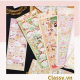  Classy Sticker Hoạt Hình Lấp Lánh Xinh Xắn Theo Phong Cách Hàn Quốc PK1700 