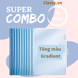  COMBO 10 chiếc Kẹp tài liệu, rút gáy kẹp giấy Bìa kẹp tài liệu a4 (10 cái ) PK1708 