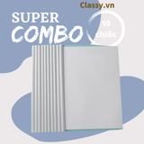  [GIAO HÀNG 7-25 NGÀY]  COMBO 10 chiếc Kẹp tài liệu, rút gáy kẹp giấy Bìa kẹp tài liệu a4 (10 cái ) PK1708 