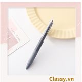  [GIAO HÀNG 7-25 NGÀY] Classy Bút bi mực đen trơn màu cơ bản có miếng đệm tay giảm đau tay khi sử dụng lâu PK1728 