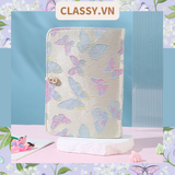  Sổ lò xo Vintage Xinh Xắn kích thước A6 90trang, Bìa bọc Vải họa tiết Hoa nhí PK1781 dùng để lên kế hoạch, lên lịch, to-do-list, take notes, có thể thay lõi 