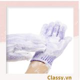  [GIAO HÀNG 7-25 NGÀY] Cặp 2 chiếc găng tay tẩy tế bào chiếc (Túi 2 chiếc) màu hồng và trắng đa năng có thể massage và làm mịn da chi phí thấp PK1827 