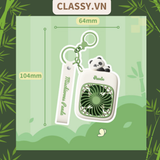  Quạt cầm tay mini tích điện USB liên tục 3-6h hình gấu Panda dễ thương  PK1849 