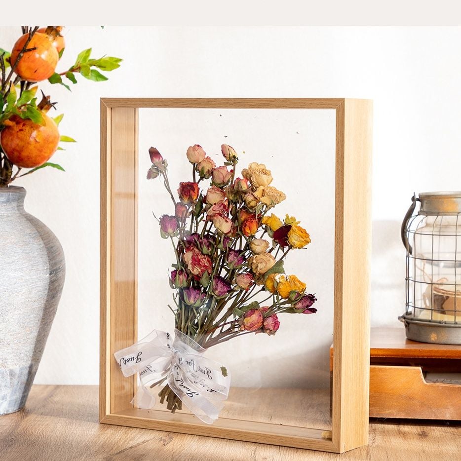  Khung Ảnh Sâu Lòng 2 MẶT TRONG SUỐT Trưng Bày Hoa Khô Hay Các Sản Phẩm Thủ Công nhiều kích thước PK1853 