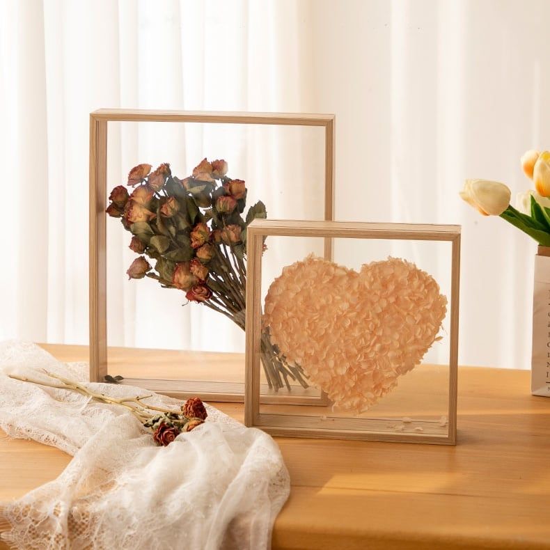  Khung Ảnh Sâu Lòng 2 MẶT TRONG SUỐT Trưng Bày Hoa Khô Hay Các Sản Phẩm Thủ Công nhiều kích thước PK1853 