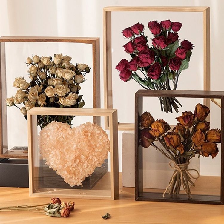  Khung Ảnh Sâu Lòng 2 MẶT TRONG SUỐT Trưng Bày Hoa Khô Hay Các Sản Phẩm Thủ Công nhiều kích thước PK1853 