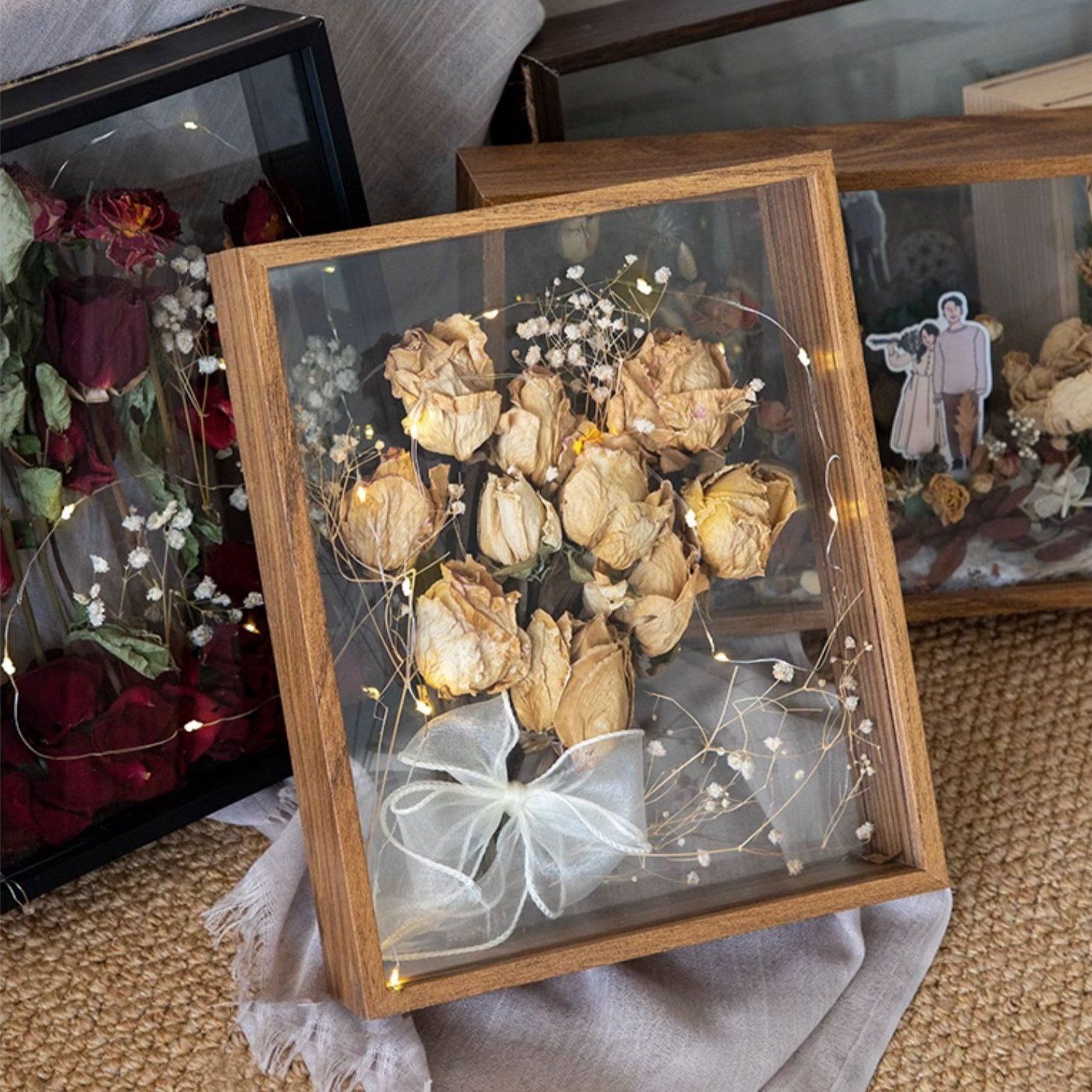  Khung Ảnh Sâu Lòng 2 MẶT TRONG SUỐT Trưng Bày Hoa Khô Hay Các Sản Phẩm Thủ Công nhiều kích thước PK1853 