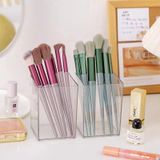  [GIAO HÀNG 7-25 NGÀY]  Classy Hộp đựng bút bằng meca trong suốt để bàn, đựng đồ trang điểm, phụ kiện, bút PK1882 