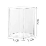  [GIAO HÀNG 7-25 NGÀY]  Classy Hộp đựng bút bằng meca trong suốt để bàn, đựng đồ trang điểm, phụ kiện, bút PK1882 