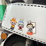  80 miếng Hình dán LABUBU trang trí, sticker dễ thương, sticker dán laptop, điện thoại, tập, sổ, bình nước nhiều họa tiết PK1883 