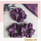  DÂY CỘT TÓC VẢI SCRUNCHIES SATIN MỜ HOT TREND PK213 