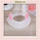  Băng Đô Tai Mèo Rửa Mặt Makeup Co Giãn Siêu Dễ Thương 22 X 10 CM PK483 