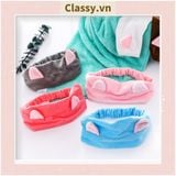  Băng Đô Tai Mèo Rửa Mặt Makeup Co Giãn Siêu Dễ Thương 22 X 10 CM PK483 