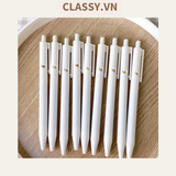  Combo 5 bút bi với 8 biểu cảm, màu trắng ngòi 0.5 cm PK489 