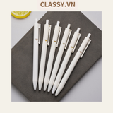  Combo 5 bút bi với 8 biểu cảm, màu trắng ngòi 0.5 cm PK489 