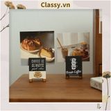  [GIAO HÀNG 7-25 NGÀY] COMBO 50 Kẹp đỡ giấy Lưu ý để bàn trang trí, chất liệu gỗ, kích thước 4,2 * 6cm style vintage PK622 