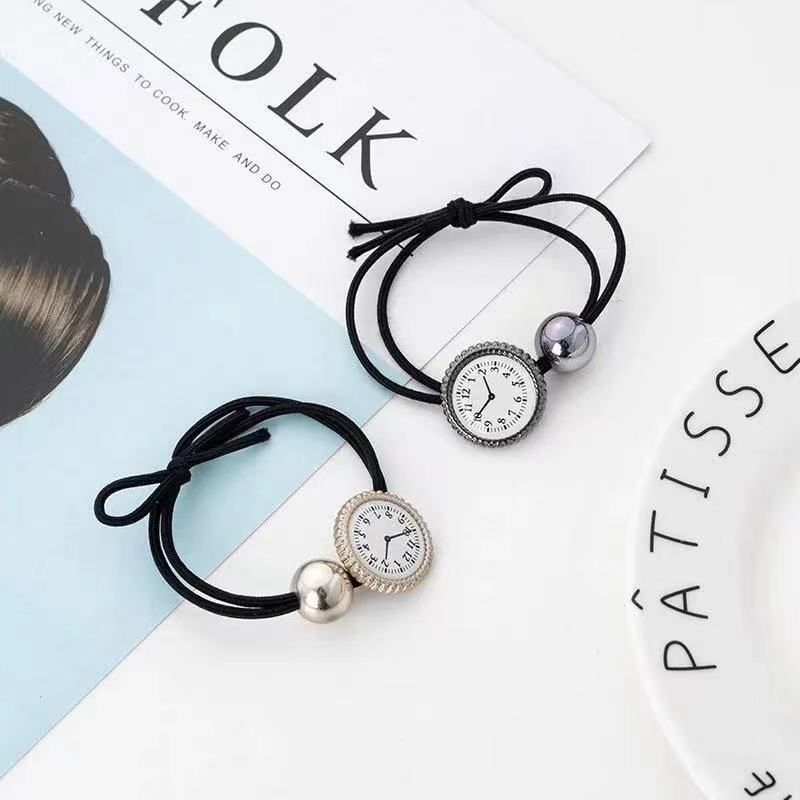  Dây cột tóc bền chắc giá đính hạt họa tiết ánh kim các loại nữ tính PK631 