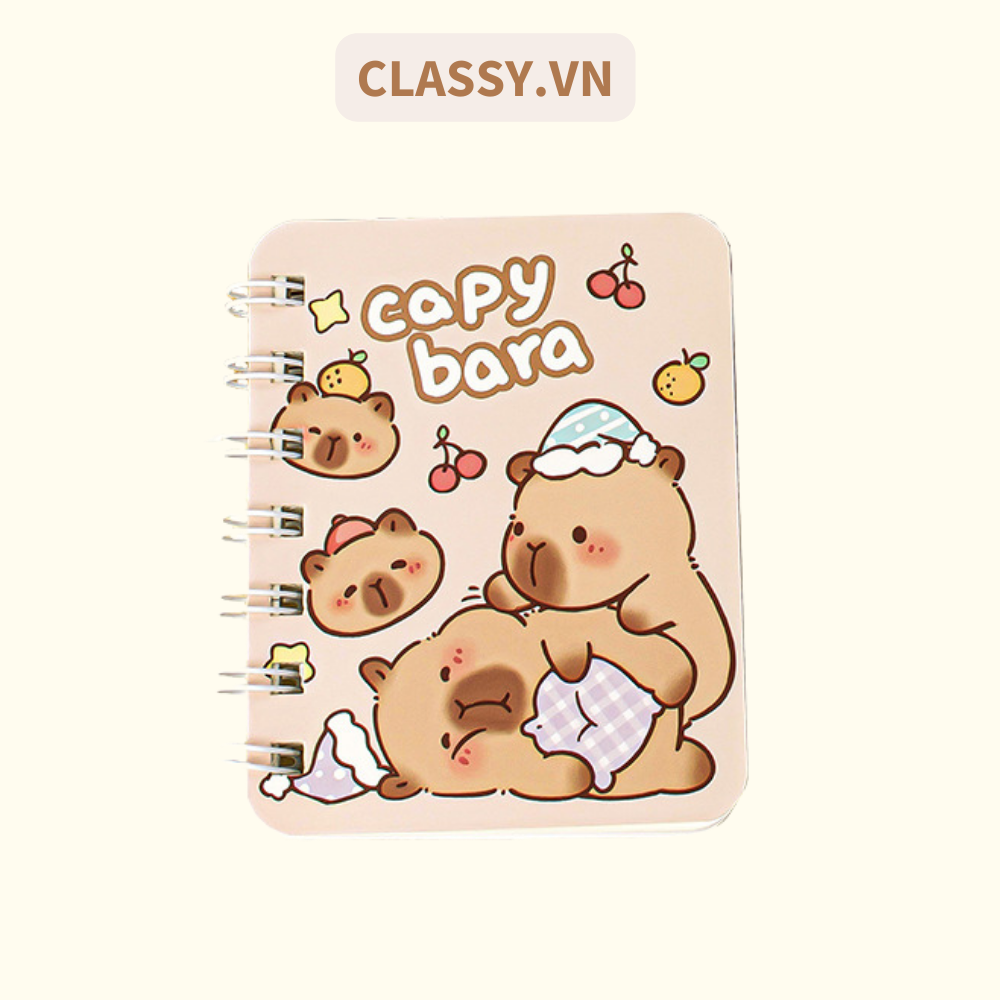 [GIAO HÀNG 7-25 NGÀY] Sổ tay mini lò xo chủ đề báo hồng, kích thước 10.5 X 8.5 CM PK634 