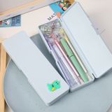  [GIAO HÀNG 7-25 NGÀY]  PK725 Hộp đựng bút chất liệu nhựa màu pastel đính họa tiết hoạt hình ngộ nghĩnh xinh xẻo 