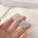 [GIAO HÀNG 7-25 NGÀY]Dây cột tóc gắn họa tiết hoạt hình 3D cute hình mây trơn màu xinh xắn PK743 
