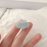  [GIAO HÀNG 7-25 NGÀY]Dây cột tóc gắn họa tiết hoạt hình 3D cute hình mây trơn màu xinh xắn PK743 