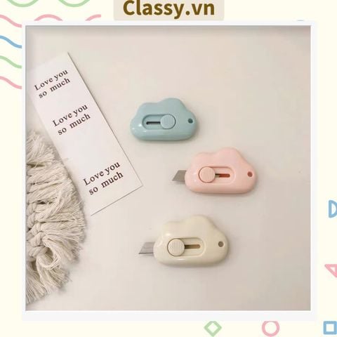  [GIAO HÀNG 7-25 NGÀY]  COMBO 20  Dao Rọc Giấy Hình đám mây cute dễ thương, dài 6 CM có thể làm móc khóa PK920 