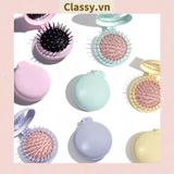  [GIAO HÀNG 7-25 NGÀY] COMBO 20 PK923 Lược Mini Có Thể Gấp Gọn Tích Hợp Gương Họa Tiết Hoạt Hình Đáng Yêu Độc Đáo 