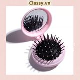  [GIAO HÀNG 7-25 NGÀY] COMBO 20 PK923 Lược Mini Có Thể Gấp Gọn Tích Hợp Gương Họa Tiết Hoạt Hình Đáng Yêu Độc Đáo 