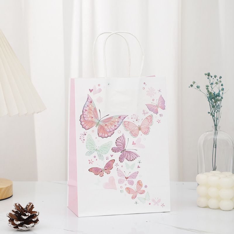  [GIAO HÀNG 7-25 NGÀY] Túi giấy kraft kích thước 26 X 21 X 11 CM có quai xách, nhiều hình nhiều kích cỡ lựa chọn Q1352 